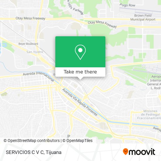 Mapa de SERVICIOS C V C