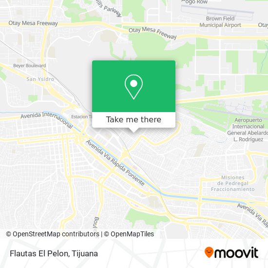 Mapa de Flautas El Pelon