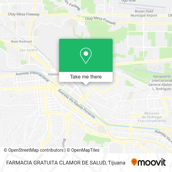 FARMACIA GRATUITA CLAMOR DE SALUD map