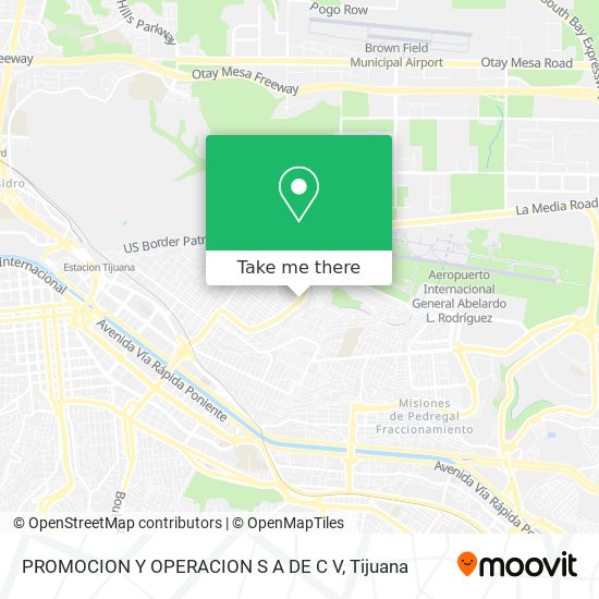 PROMOCION Y OPERACION S A DE C V map