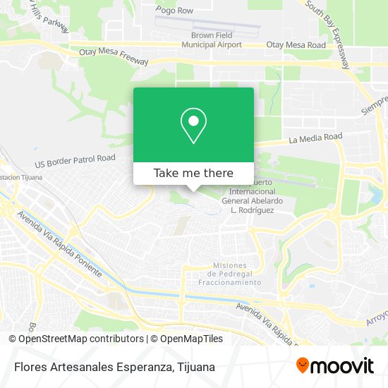 Flores Artesanales Esperanza map