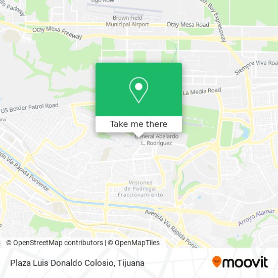 Plaza Luis Donaldo Colosio map