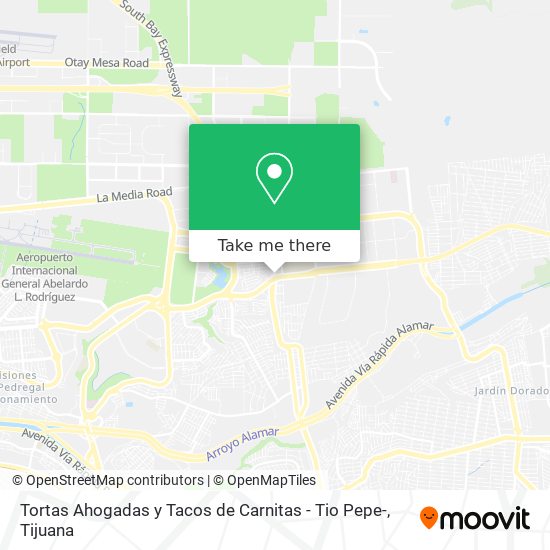 Mapa de Tortas Ahogadas y Tacos de Carnitas - Tio Pepe-