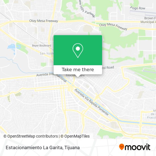 Estacionamiento La Garita map