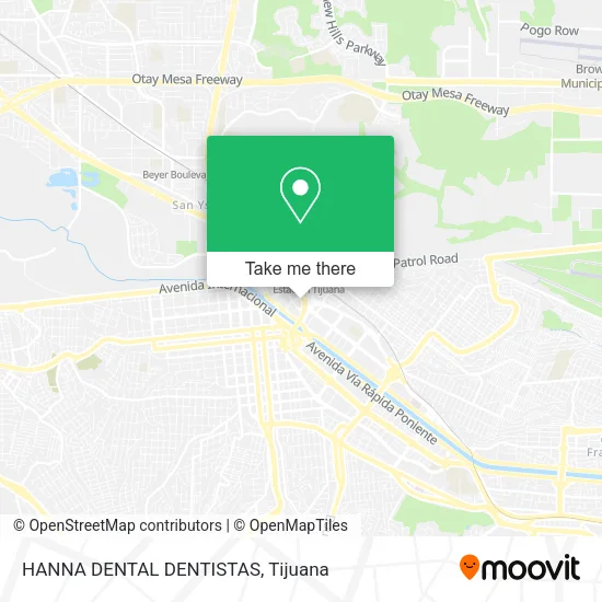 HANNA DENTAL DENTISTAS map