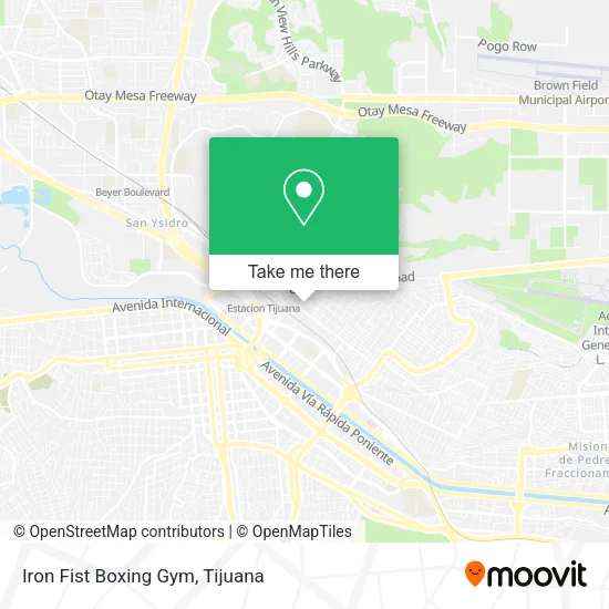 Iron Fist Boxing Gym map