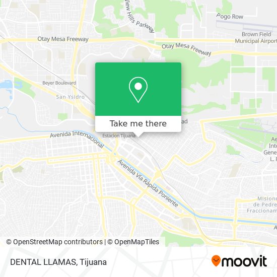 DENTAL LLAMAS map