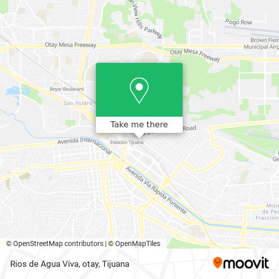 Mapa de Rios de Agua Viva, otay