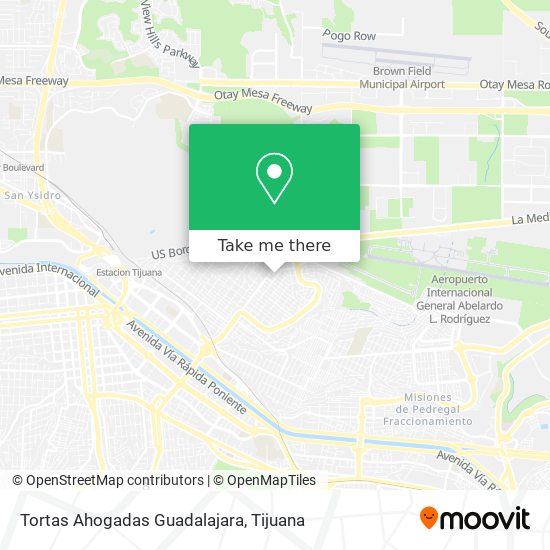 Tortas Ahogadas Guadalajara map