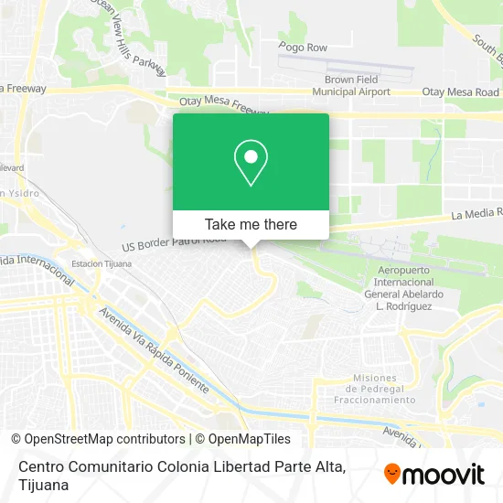 Mapa de Centro Comunitario Colonia Libertad Parte Alta