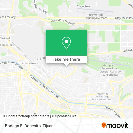 Mapa de Bodega El Docesito