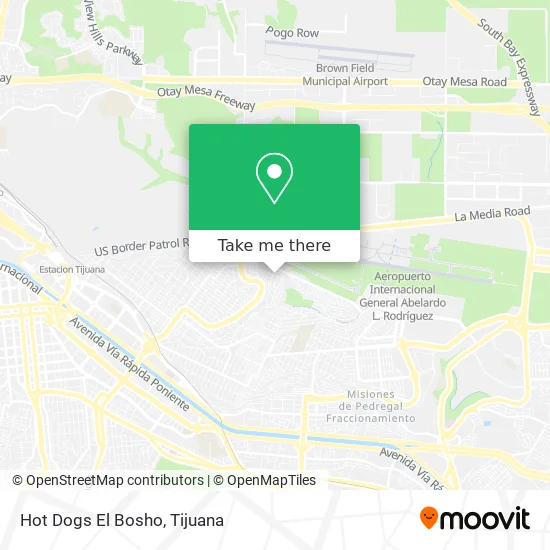 Hot Dogs El Bosho map