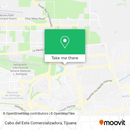 Cabo del Este Comercializadora map