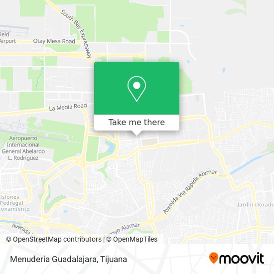 Menuderia Guadalajara map