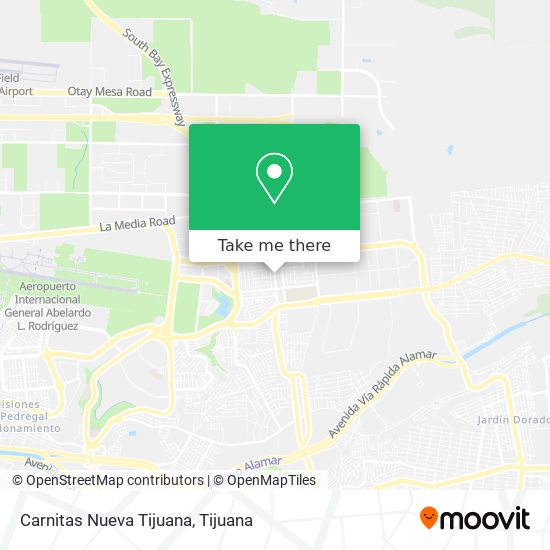 Mapa de Carnitas Nueva Tijuana