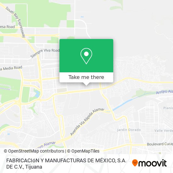 FABRICACIóN Y MANUFACTURAS DE MÉXICO, S.A. DE C.V. map