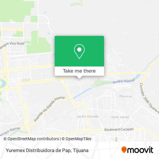 Yuremex Distribuidora de Pap map
