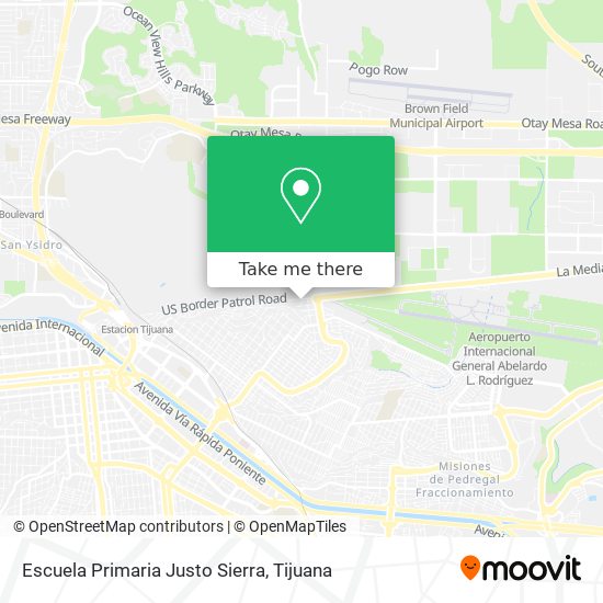 Mapa de Escuela Primaria Justo Sierra