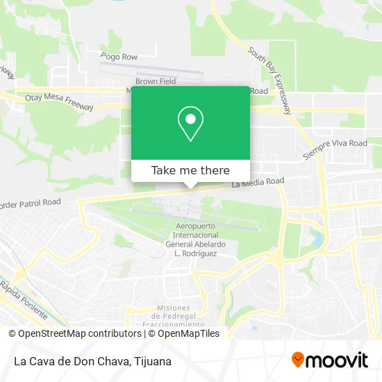 La Cava de Don Chava map