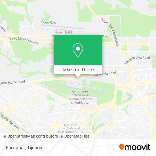 Europcar map