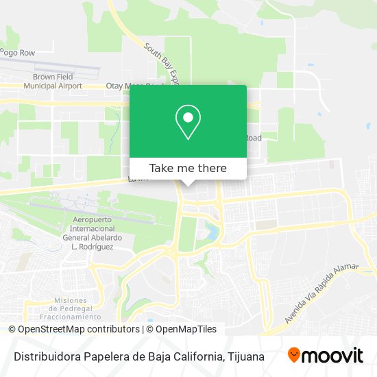 Distribuidora Papelera de Baja California map