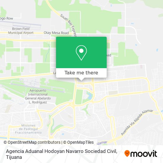 Agencia Aduanal Hodoyan Navarro Sociedad Civil map