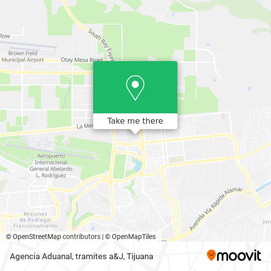 Agencia Aduanal, tramites a&J map