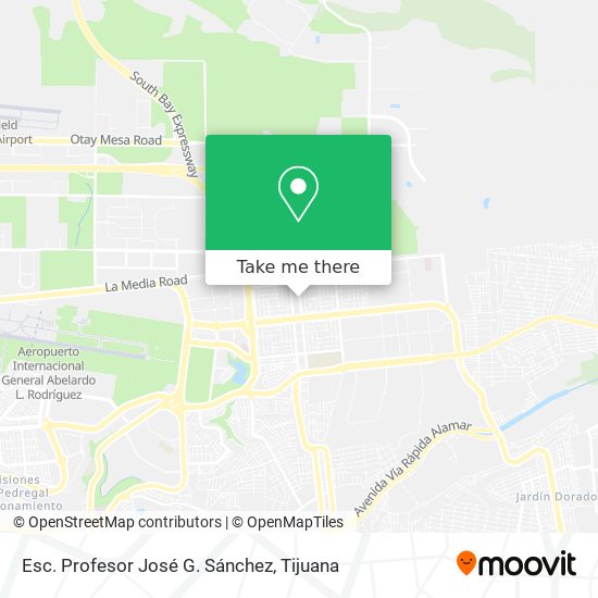 Esc. Profesor José G. Sánchez map