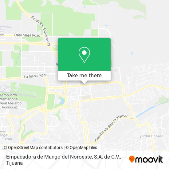 Mapa de Empacadora de Mango del Noroeste, S.A. de C.V.