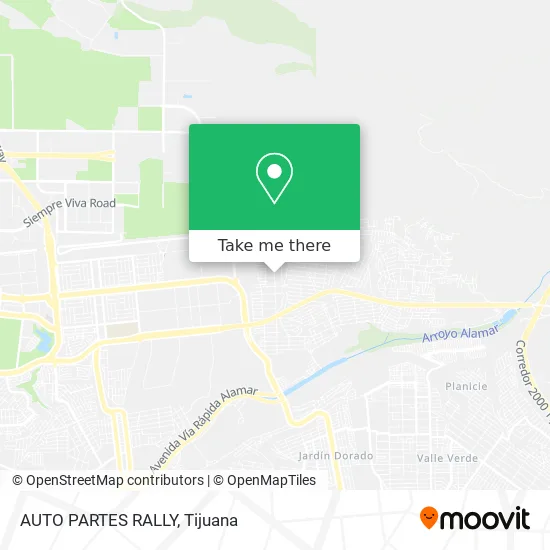 AUTO PARTES RALLY map