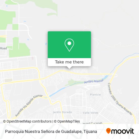 Mapa de Parroquia Nuestra Señora de Guadalupe