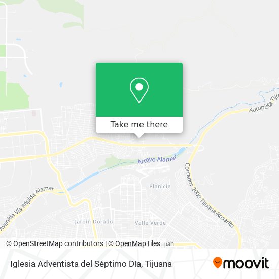 Mapa de Iglesia Adventista del Séptimo Día