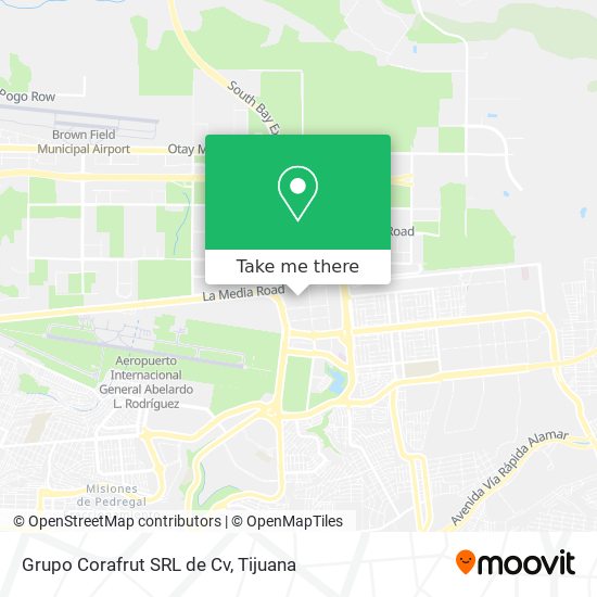 Mapa de Grupo Corafrut SRL de Cv