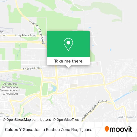Caldos Y Guisados la Rustica Zona Rio map