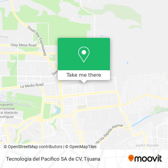 Tecnologia del Pacifico SA de CV map