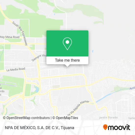 Mapa de NPA DE MÉXICO, S.A. DE C.V.
