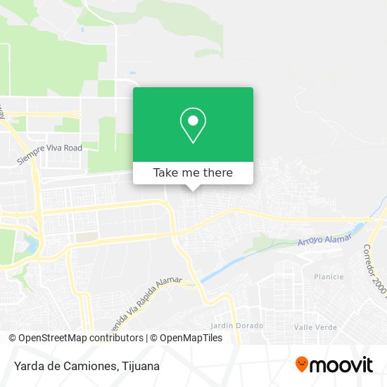 Mapa de Yarda de Camiones