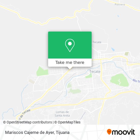 Mariscos Cajeme de Ayer map
