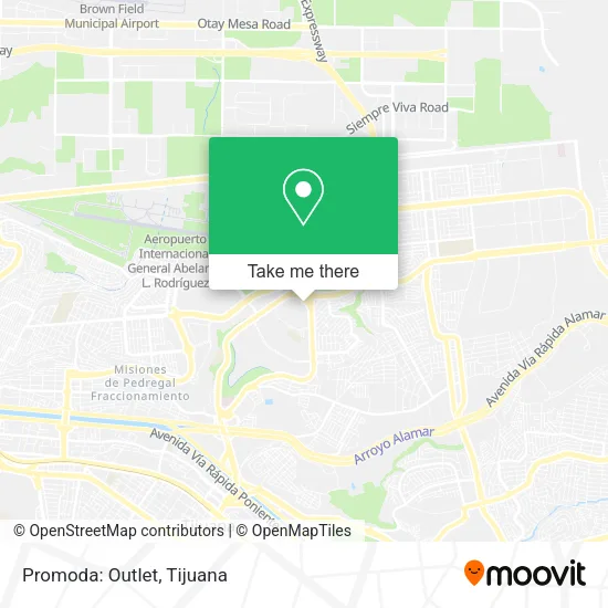 Promoda: Outlet map