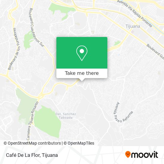 Mapa de Café De La Flor