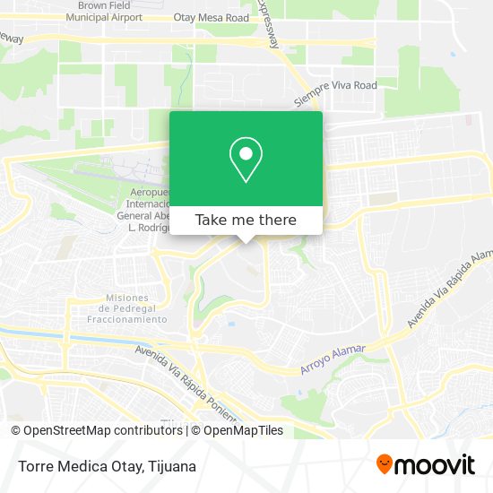Mapa de Torre Medica Otay