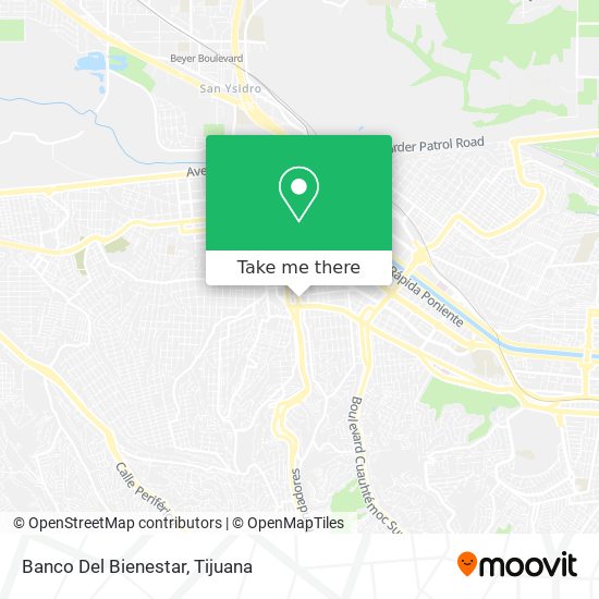 Banco Del Bienestar map