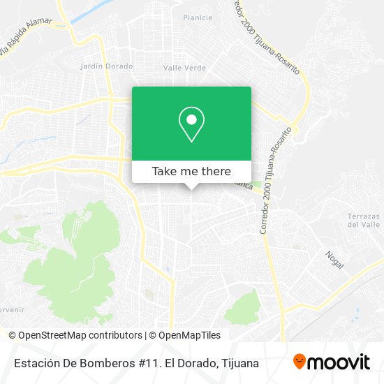 Mapa de Estación De Bomberos #11. El Dorado
