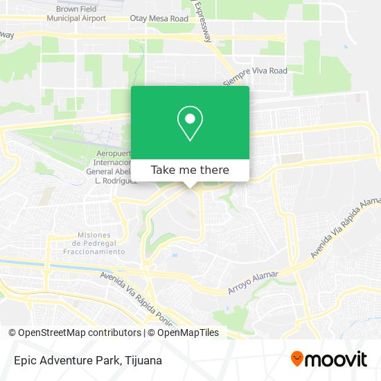 Mapa de Epic Adventure Park
