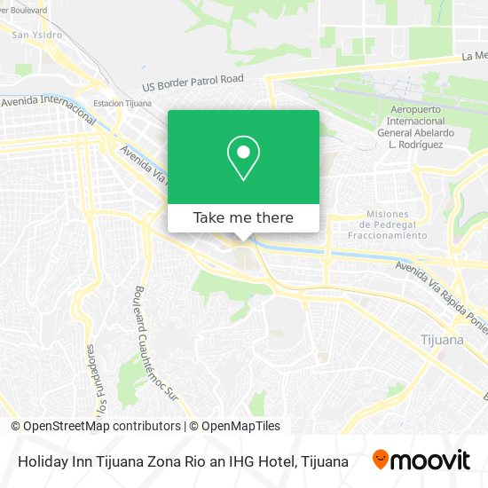 Holiday Inn Tijuana Zona Rio an IHG Hotel map