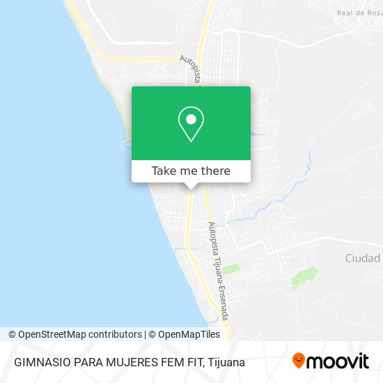 GIMNASIO PARA MUJERES FEM FIT map