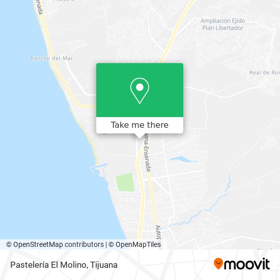 Pastelería El Molino map
