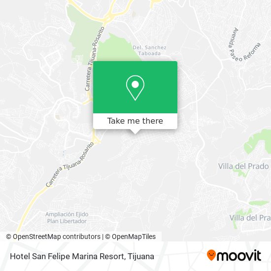 Mapa de Hotel San Felipe Marina Resort