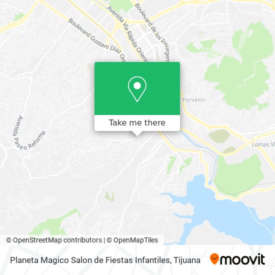 Planeta Magico Salon de Fiestas Infantiles map