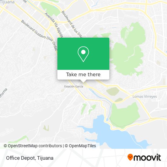 Office Depot map